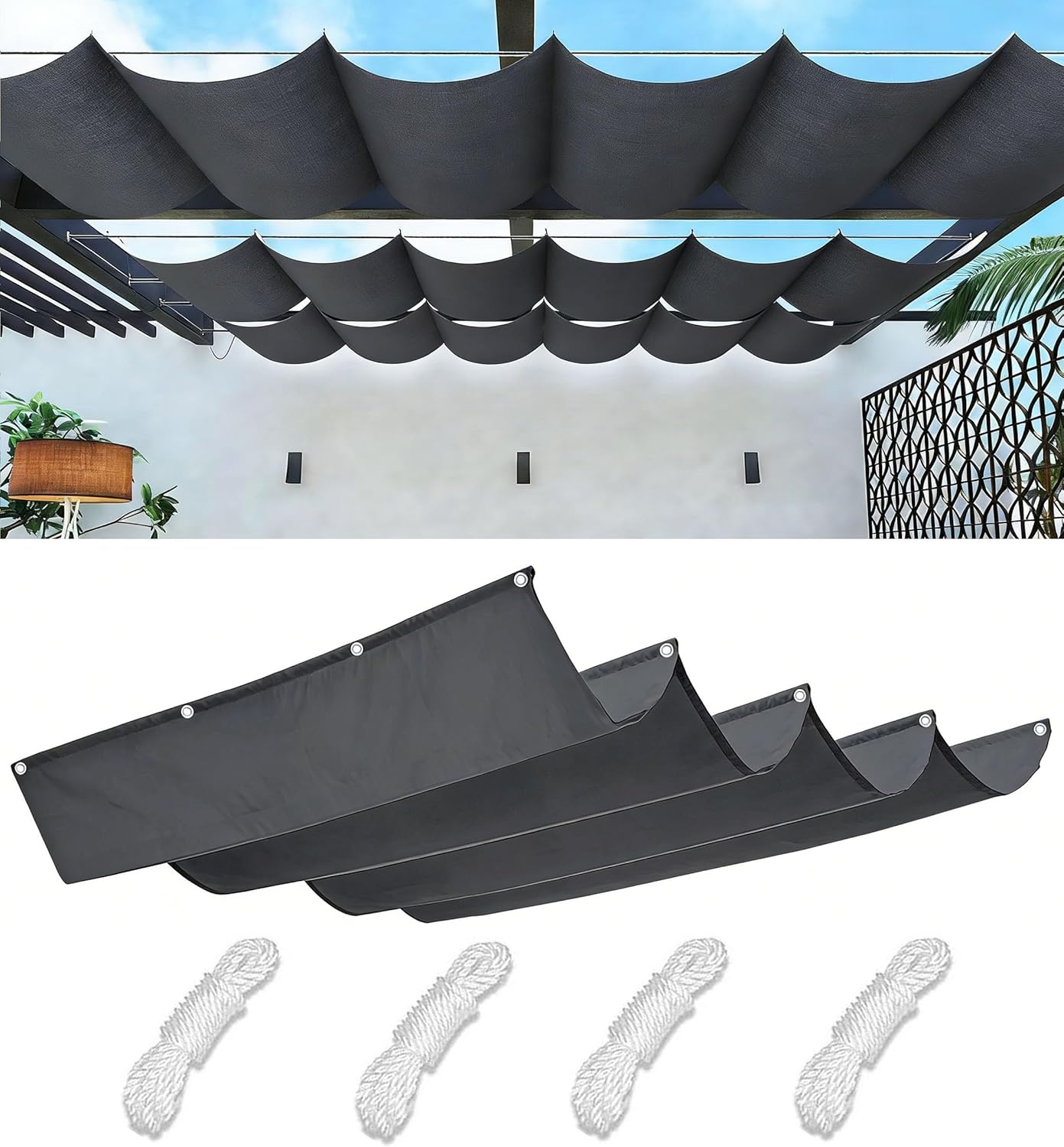 Rollbares Wellensegel